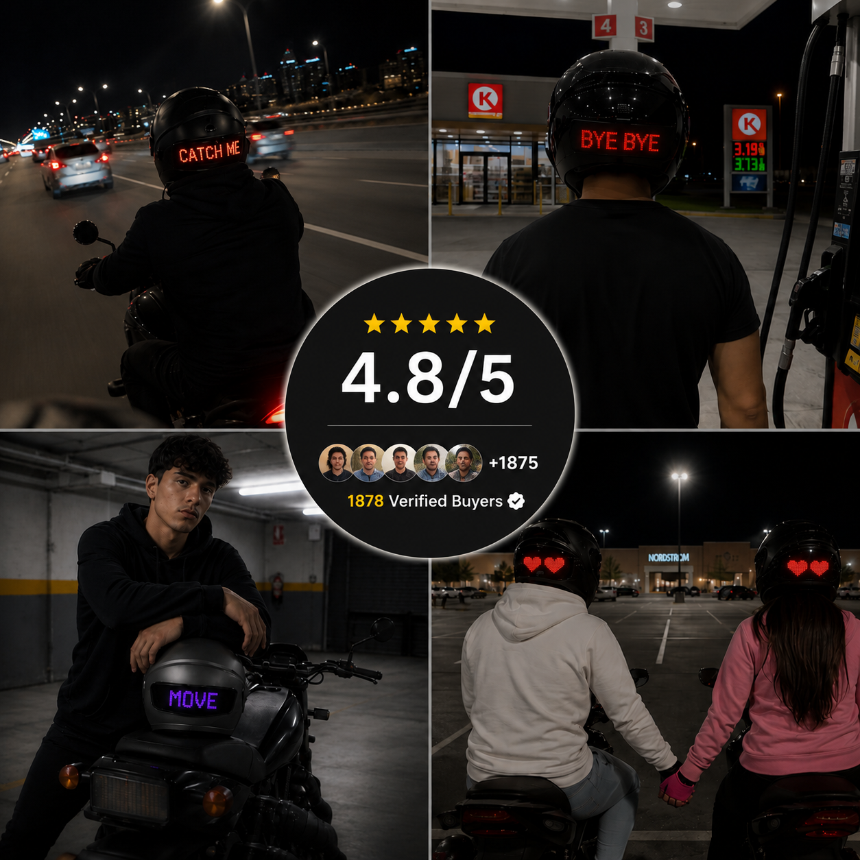 BikerBlink™ LED Rider Display