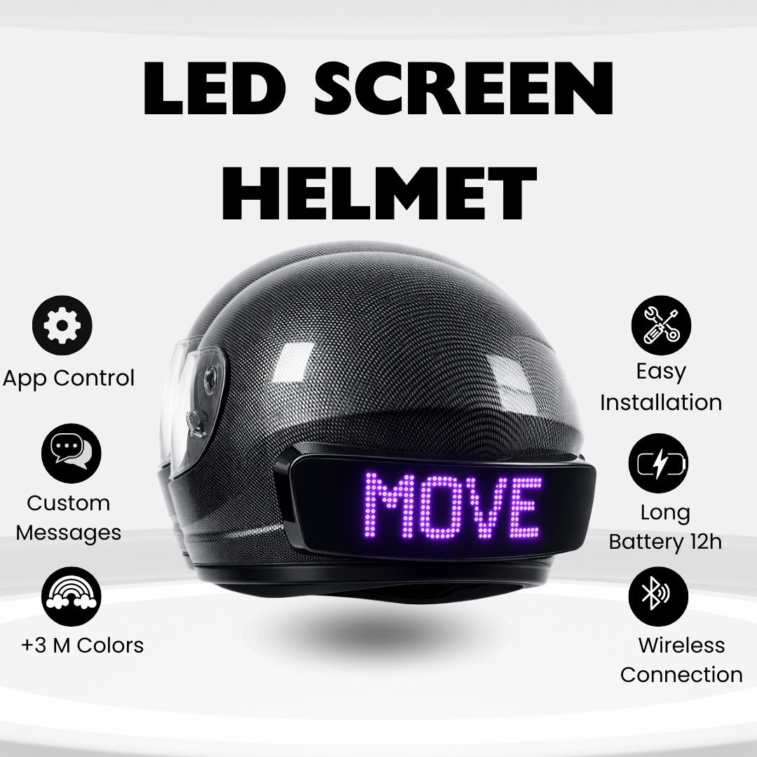 LED Screen Helmet