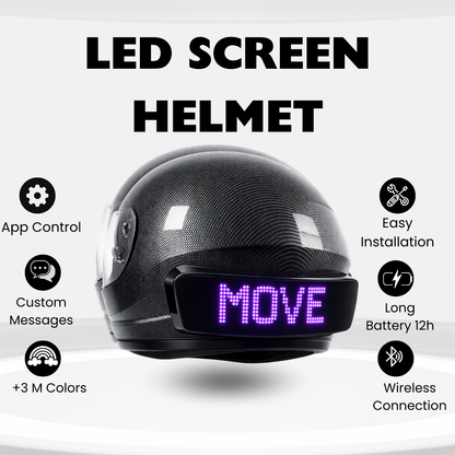LED Screen Helmet